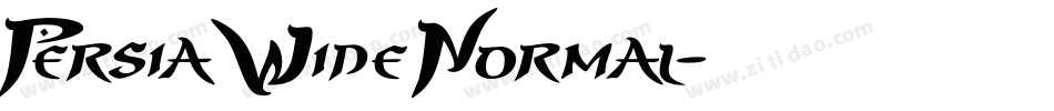 Persia Wide Normal字体转换